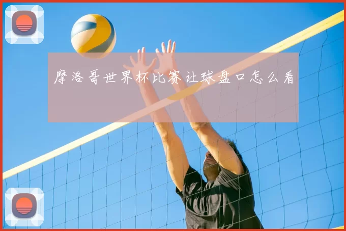 摩洛哥世界杯比赛让球盘口怎么看